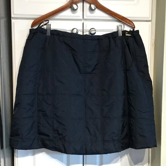 Mariah Carey Black Quilted Zip Up Skirt Size 2X - Picture 2 of 3